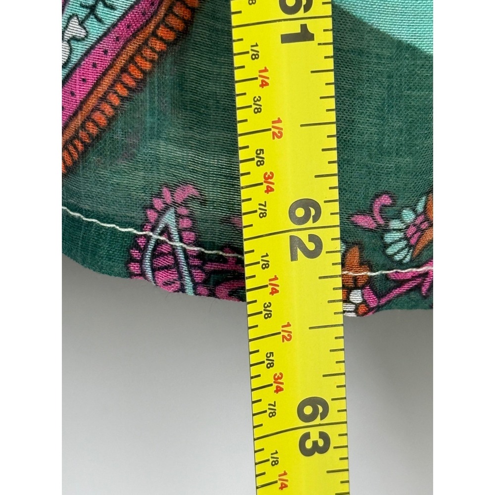 Fashion Nova Vacay Ready Wide Leg Jumpsuit Green Patchwork Floral Sz XL NEW - Picture 3 of 11